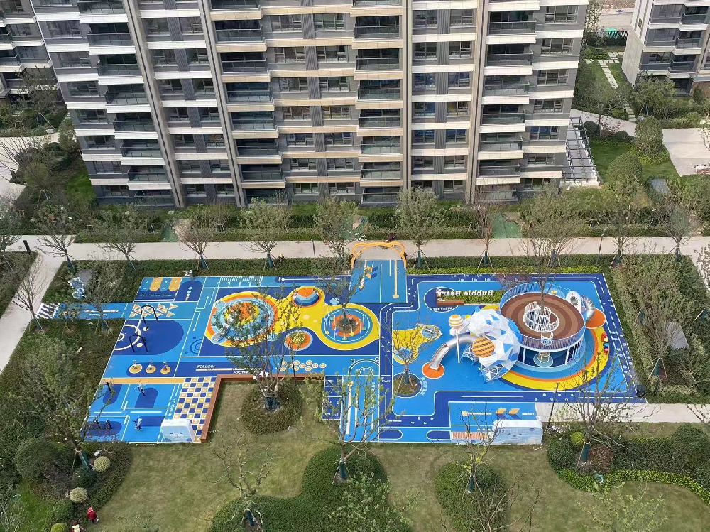 利来·体育圆满完成上海招商公馆儿童游乐区项目施工